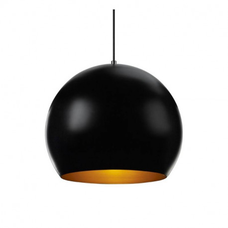 Suspension décorative Luxolum - Ø35cm - E27 - Noir/doré