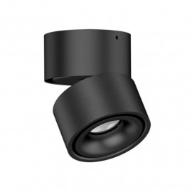 Spot orientable Be-Led - UGR19 - Saillie - 10W - IP20 - Noir