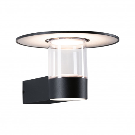 Applique d'extérieur LED Sienna Détecteur haute fréquence résistant à l'eau de mer IP44 212mm 3000K - Anthracite Aluminium