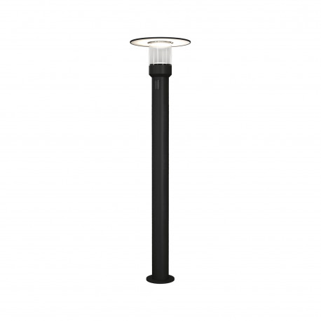 Borne lumineuse LED Sienna Détecteur haute fréquence résistant à l'eau de mer IP44 780mm 3000K 9W 400lm Anthracite Aluminium