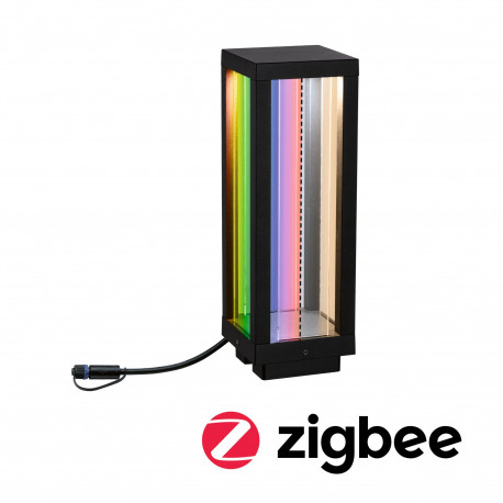 Plug & Shine Lanterne Classic Luminaire individuel Smart Home Zigbee IP44 RGBW 2W Anthracite
