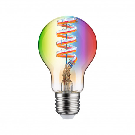 Ampoule LED filament Smart Home Zigbee Paulmann - E27 - 6,3W - RGBW+ - Dimmable - Doré