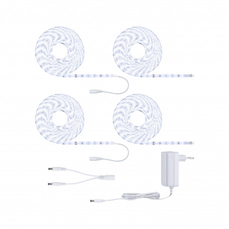 SimpLED ruban LED Blanc lumière Kit complet 20m 45W 280lm/m 60LEDs/m 6500K 48VA