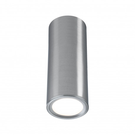 Plafonnier LED Barrel 3-Step-Dim 2700K 470lm 230V 6W gradable Acier brossé