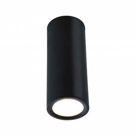Plafonnier LED Barrel 3-Step-Dim 2700K 470lm 230V 6W gradable Noir mat