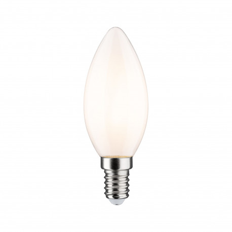 Ampoule LED bougie filament Paulmann - E14 - 4,5W - 2700K - Opale - Dimmable
