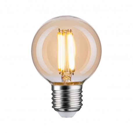 Ampoule Globe LED filament Paulmann - E27 - 7W - 2700K - Doré - Dimmable