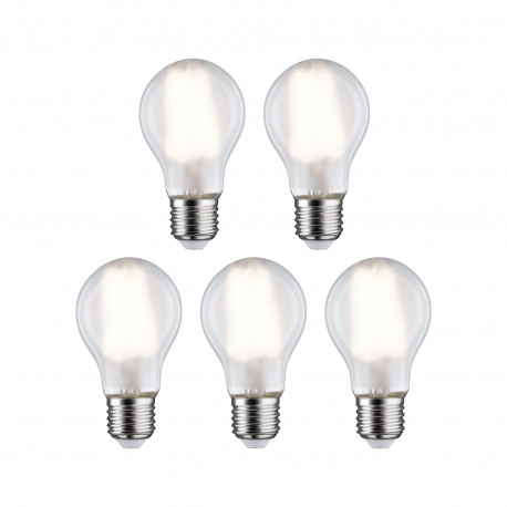 Lot de 5 ampoules LED filament Paulmann - E27 - 7W - 806LM - 4000K