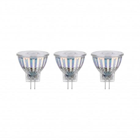 Standard 12 V Réflecteur LED 3x345lm 3x4,2W 2700K Argent