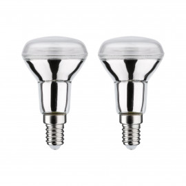 Réflecteurs LED Paulmann - lot de 2 - E14 - 420Lm - 5W - 2700K - Argent