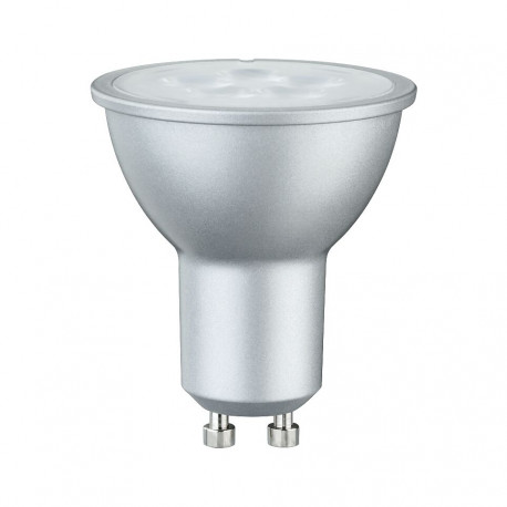 Ampoule réflecteur LED Paulmann - GU10 - 6.5W - 2700K - 230V - Alu - Non dimmable