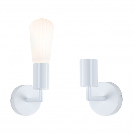 Applique Ravi IP44 E27 max. 60W Blanc dépoli
