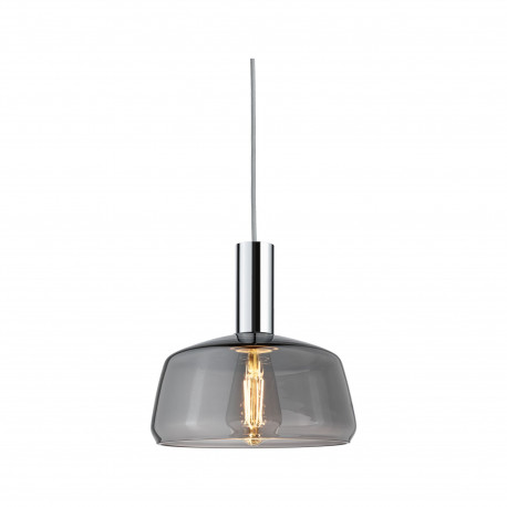Abat-jour Neila URail 2Easy Paulmann - Ø230mm - Verre fumé