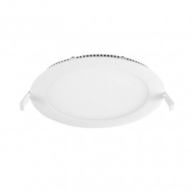 Dalle LED ronde extra plate Luxolum -  Ø220mm - 20W - 3000K - IP44 - Blanc