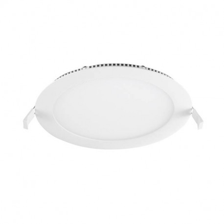 Dalle LED ronde extra plate Luxolum -  Ø220mm - 20W - 3000K - IP44 - Blanc