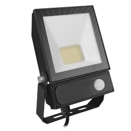 Projecteur LED avec détecteur IR Be-Led - 50W - 3000K - 5400Lm - IP65 - Anthracite