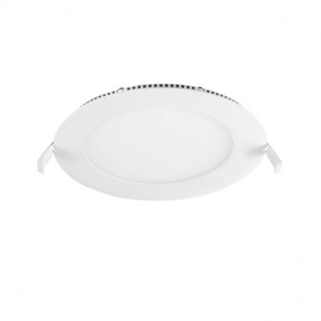 Dalle LED ronde extra plate Luxolum - Ø145mm - 12W - 4000K - IP44 - Blanc