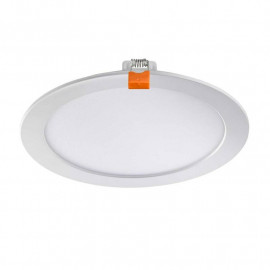Dalle ronde extra plate Be-Led - Ø168mm - 12W - 4000K - IP20 - Blanc