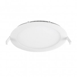 Dalle LED ronde extra plate Luxolum - UGR19 - Ø240mm - 25W - 4000K - Blanc