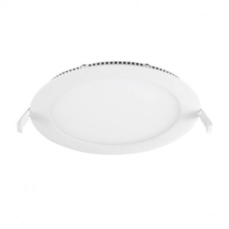Dalle LED ronde extra plate Luxolum - UGR19 - Ø240mm - 25W - 4000K - Blanc