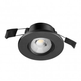 Spot encastré LED Noir Be-Led - 6,5W - 4CCT - BBC - Dimmable