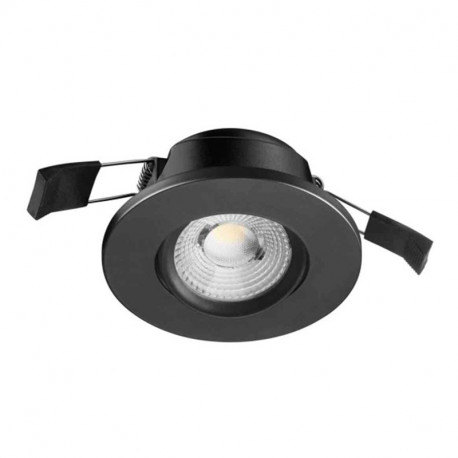Spot encastré LED Noir Luxolum - 6,5W - 4CCT - BBC - Dimmable