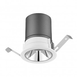 Spot LED encastré Luxolum - 8W - Dimmable - 3000K - IP40 - Blanc
