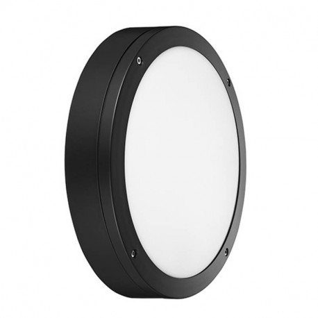Hublot LED rond Be-Led - 20W - 3CCT - IP65 - Noir - Non dimmable