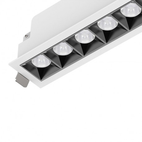 Plafonnier LED intérieur blanc Luxolum - 25W - 1500LM - 280x45 - 3000K - Dimmable