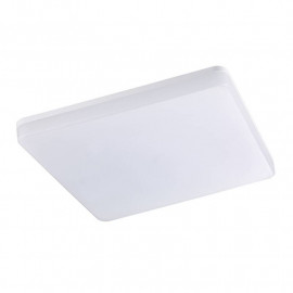 Hublot carré Be-Led - Mural/Plafond - 24W - IP44 - Blanc