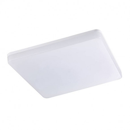 Hublot carré Be-Led - Mural/Plafond - 24W - IP44 - Blanc