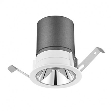 Spot LED encastré blanc Luxolum - 15W - 3000K - Dimmable