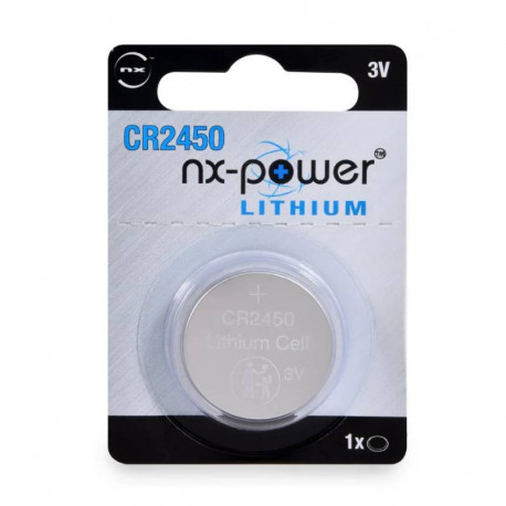 Pile bouton lithium - CR2450 - 3V - 600 mAh