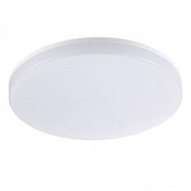 Hublot rond Be-Led - Mural/Plafond - 24W - IP44 - Blanc
