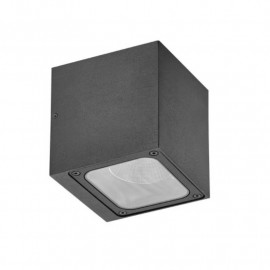 Applique extérieure architecturale Be-Led - Extérieur - 10W - 3000K - IP65 - Anthracite
