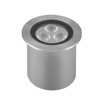 Spot de sol LED Be-Led - Rond - Encastré - 4W - 3000K - IP68 - Inox316
