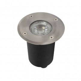 Spot de sol extérieur Be-Led - Rond - Encastré - max.35W - GU10 - IP65 - Inox316