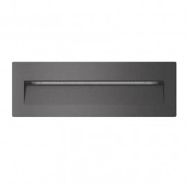 Balise LED extérieure Be-Led - Rectangulaire - Encastrée - 4W - 3000K - Anthracite