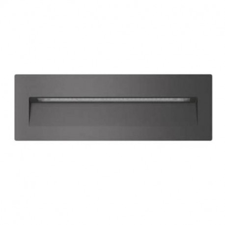 Balise LED extérieure Be-Led - Rectangulaire - Encastrée - 4W - 3000K - Anthracite