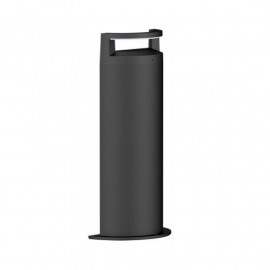 Borne extérieure Be-Led - Aluminium - 180° - 10W - 3000K - IP65 - Noir