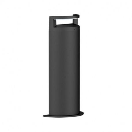 Borne extérieure Be-Led - Aluminium - 180° - 10W - 3000K - IP65 - Noir