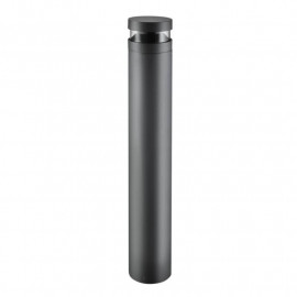 Borne aluminium Be-Led - Extérieur - 24W - 3000K - IP65 - Anthracite