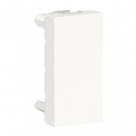 Obturateur Unica - 1 module - Blanc antimicrobien