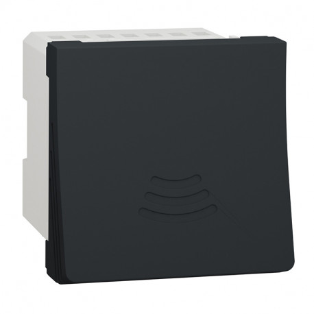 Sonnette électronique Unica - 70dB/1min - 230Vca - 2 modules - Anthracite