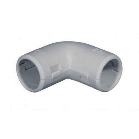 Coude ou équerres IRL'OC ouvrables pour inspection pour tubes IRL - Ø20 mm - Gris