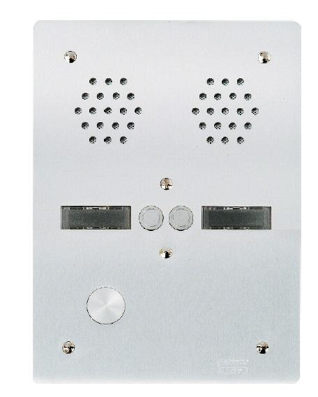 Urmet - Plaq Alu 6Mm 2R 2Bp - 7772/2