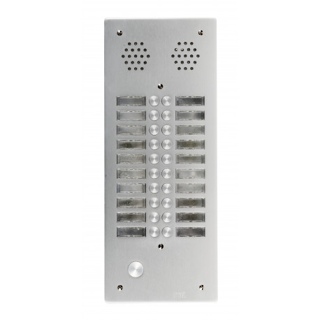 Plaque de rue anti-vandale 20 boutons Urmet - Série 655 - 2 rangées - IP53 - Aluminium