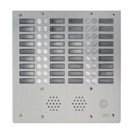 Plaque de rue anti-vandale 36 boutons Urmet - Série 655 - 4 rangées - IP53 - Aluminium
