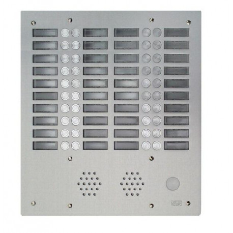 Plaque de rue anti-vandale 40 boutons Urmet - Série 655 - 4 rangées - IP53 - Aluminium