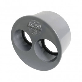 Raccord d'évacuation tampon de réduction pour tube mâle femelle 93,6-40-40mm
